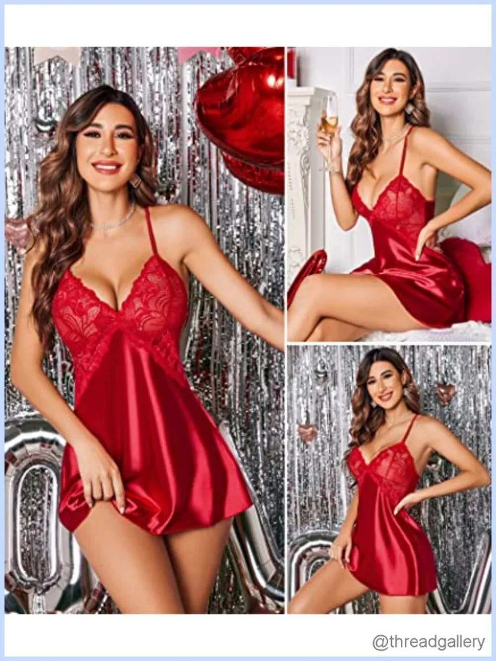 N/A satin lace